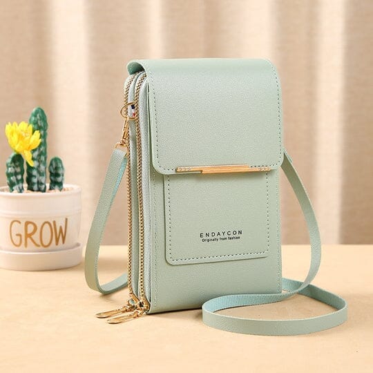 Bolsa Porta Celular Crossbody de Couro Legítimo